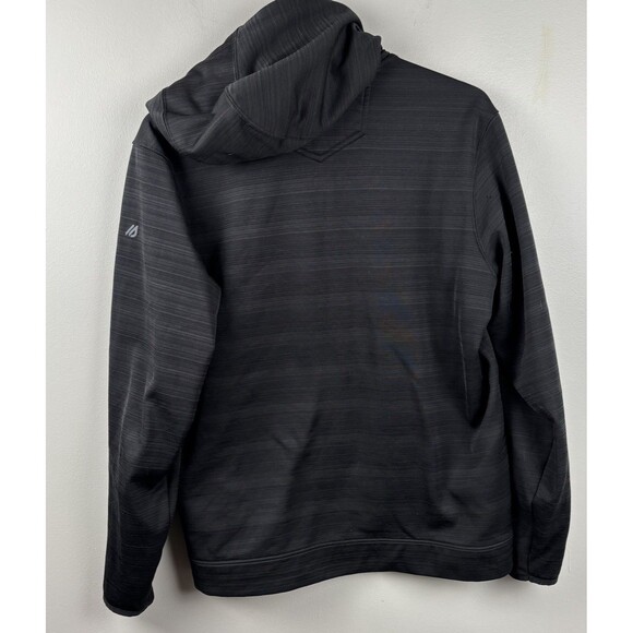 Eddie Bauer Jacket Mens M Black Freeheat Motion Full Zip Hooded Performance - Picture 11 of 12